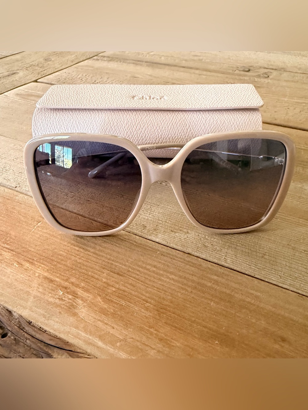 Chloe Square Butterfly Sunglasses